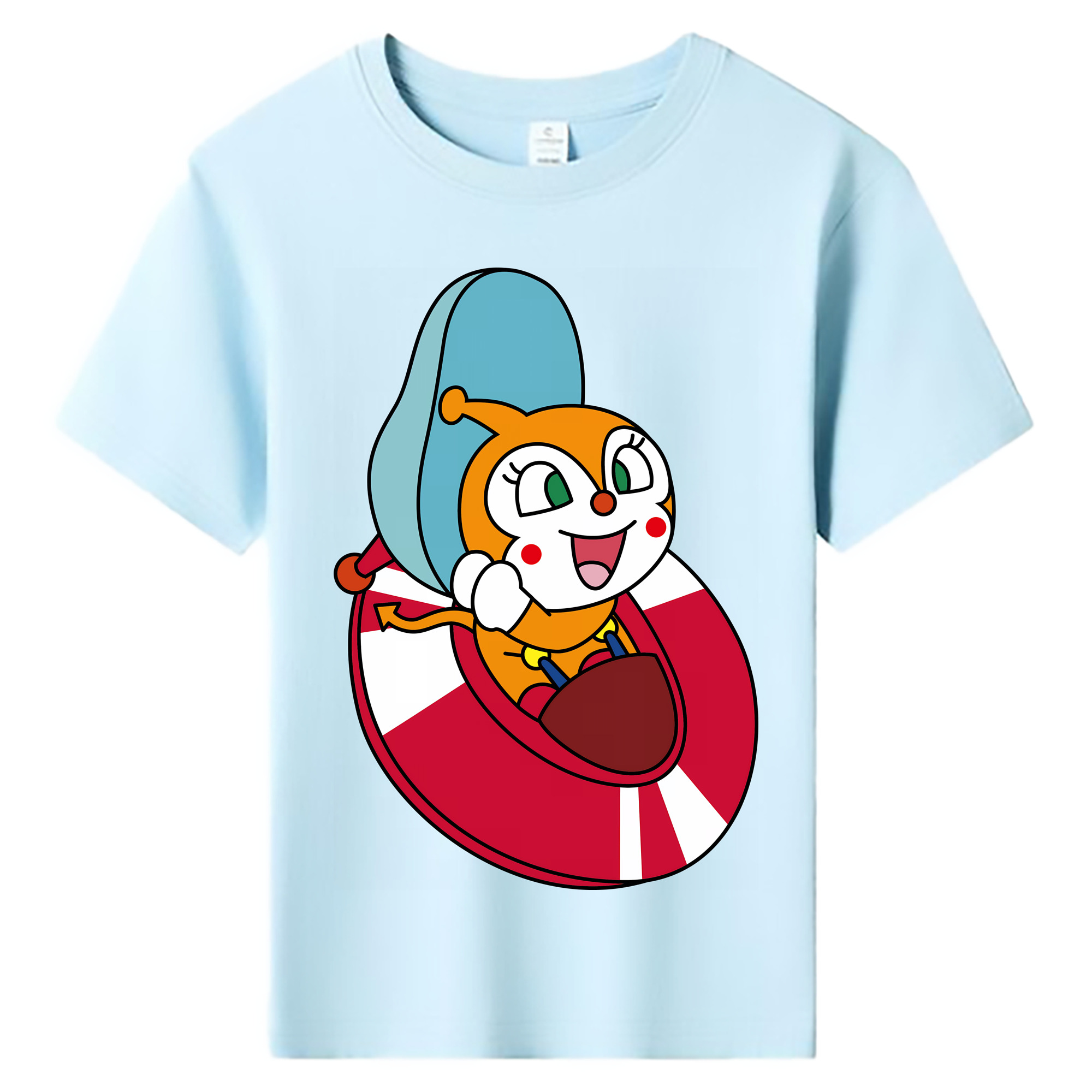 （画像用） アンパンマン Anpanman 綿100％キッズTシャツ（フロントプリント）